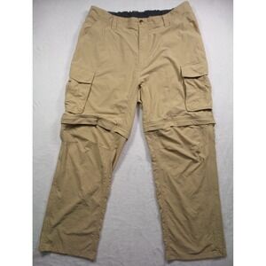 REI Pants Mens Size XL 30L Beige Classic Sahara Convertible Outdoor Hiking